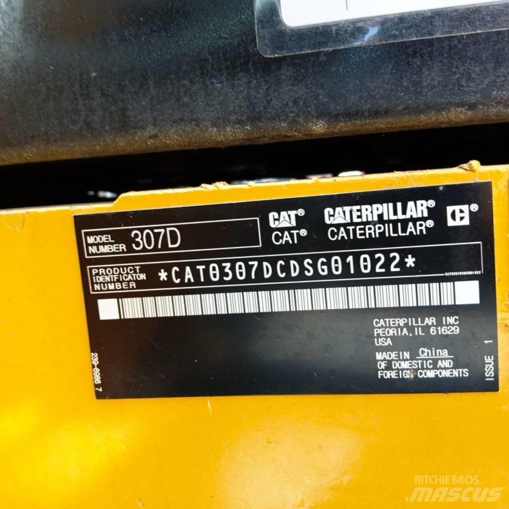 CAT 307D Rupsgraafmachines