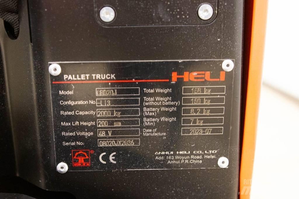 Heli CBD 20 Electro-pallettrucks