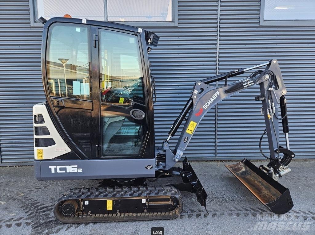 Terex tc16-2 Minigraafmachines < 7t