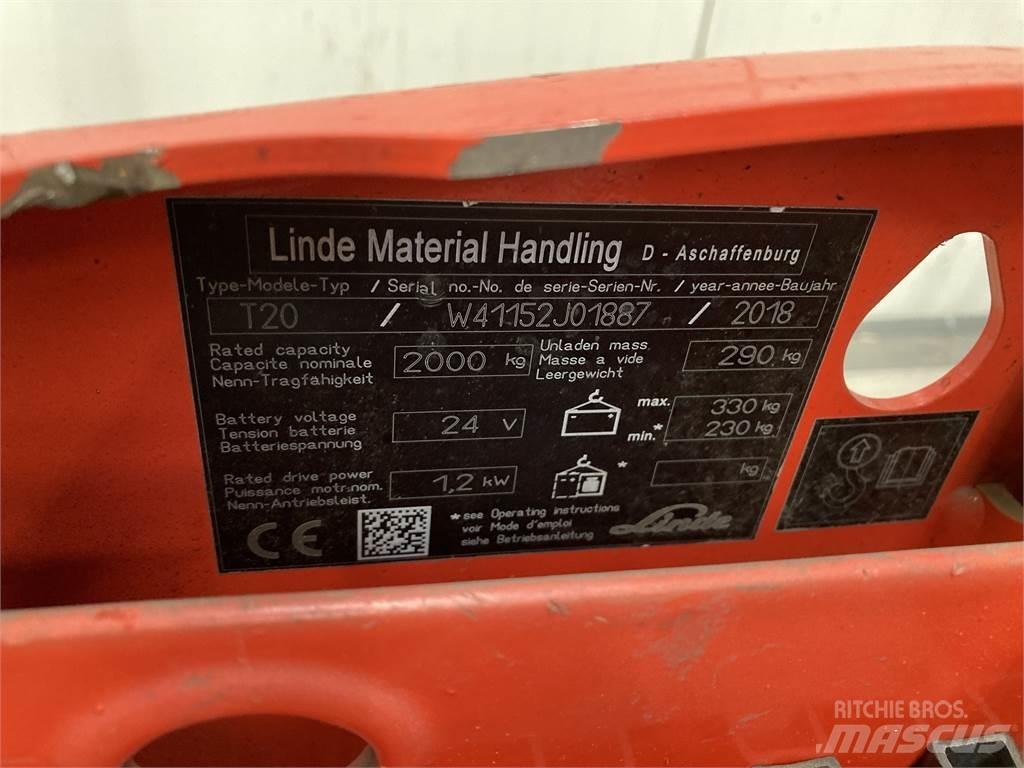 Linde T20 Electro-pallettrucks