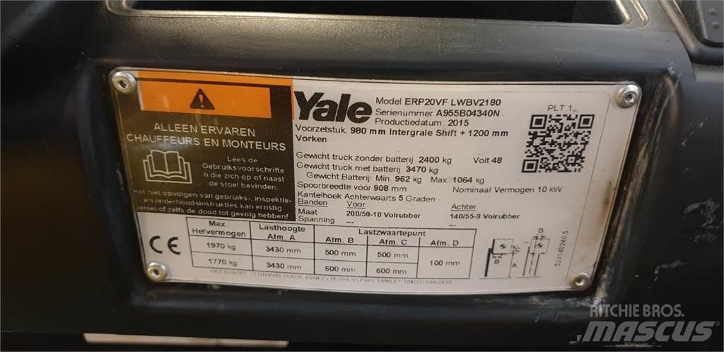 Yale ERP20VF 2014 Elektrische heftrucks