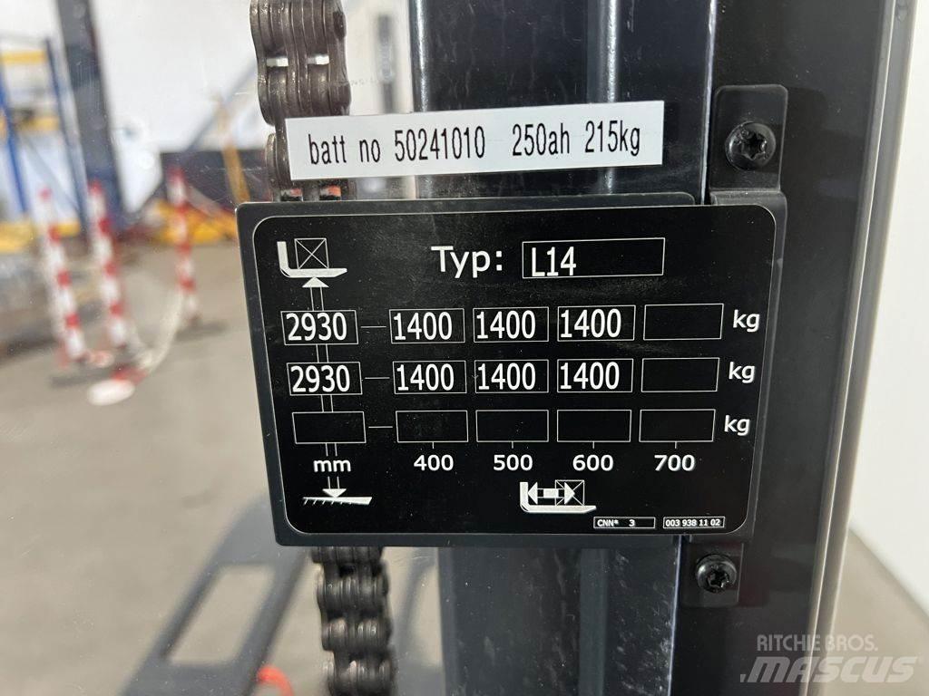 Linde L14 Stapelaar meeloop