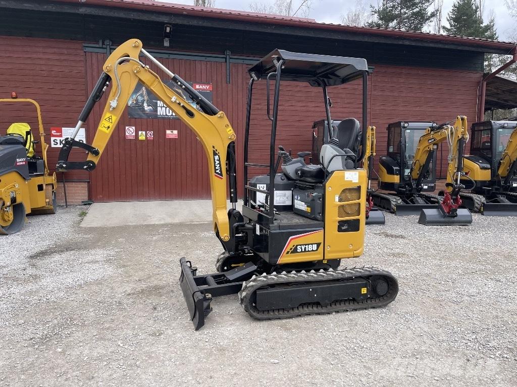 Sany SY18U Minigraafmachines < 7t