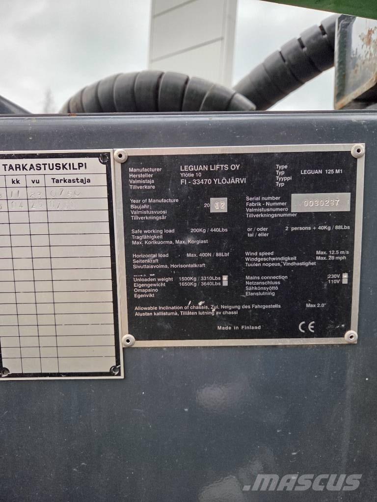 Leguan 125M1 Telescoophoogwerkers