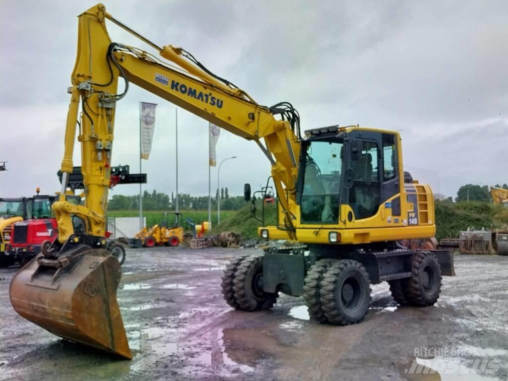 Komatsu PW148-8 Wielgraafmachines