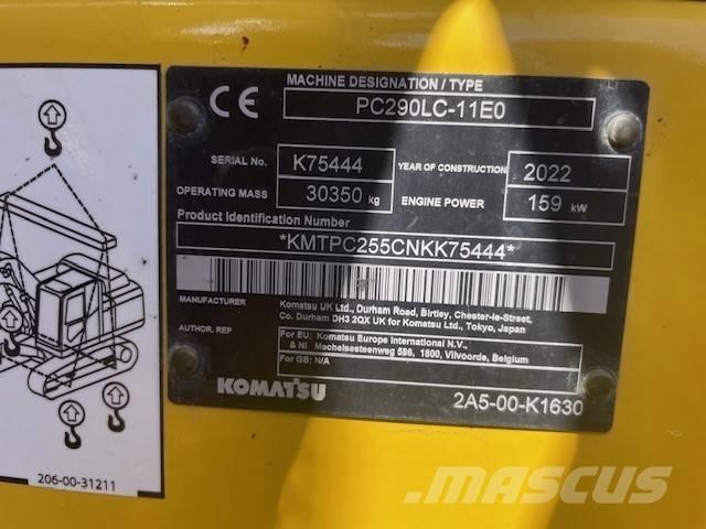 Komatsu PC 290 LC-11 Rupsgraafmachines
