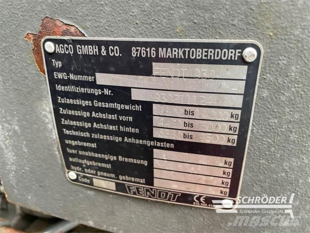 Fendt 930 VARIO Tractoren
