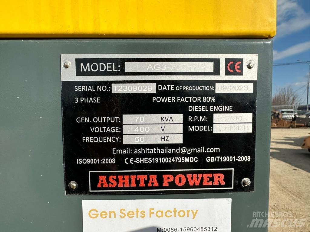 Ashita AG3-70E Diesel generatoren