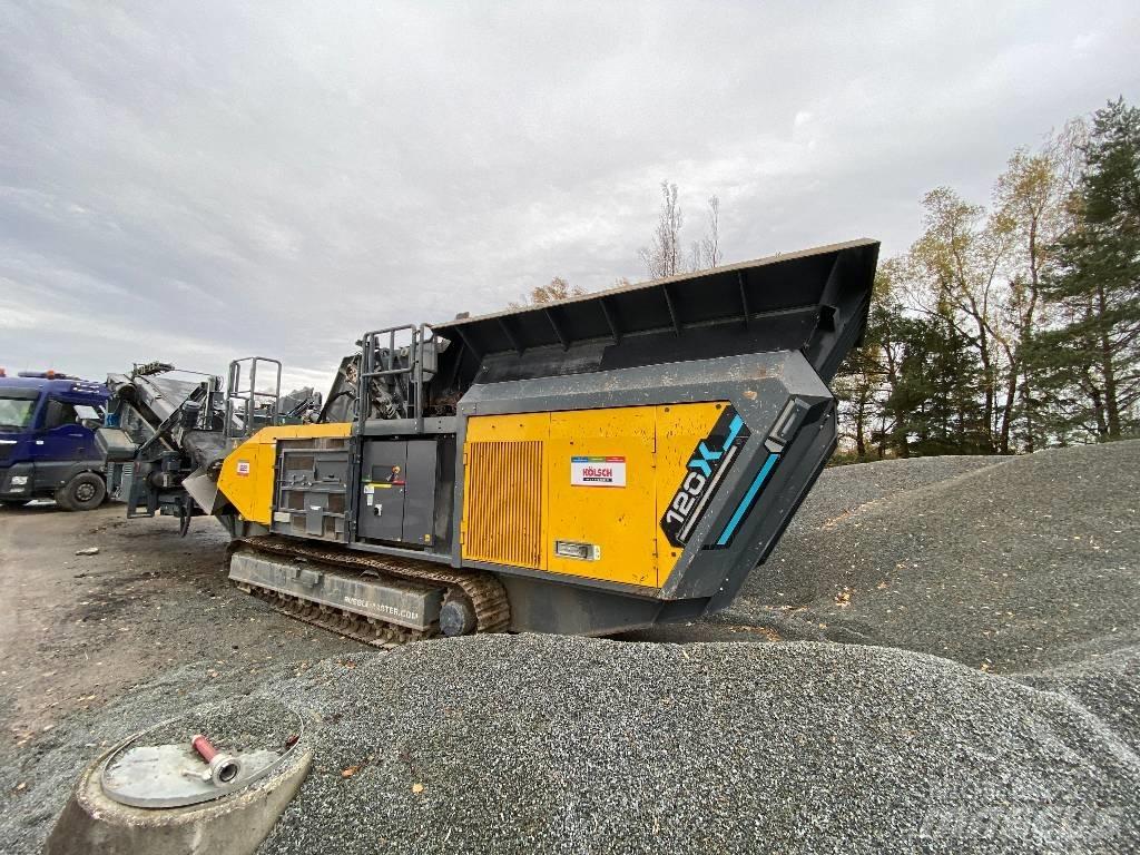 Rubble Master RM120X Zeefinstallatie