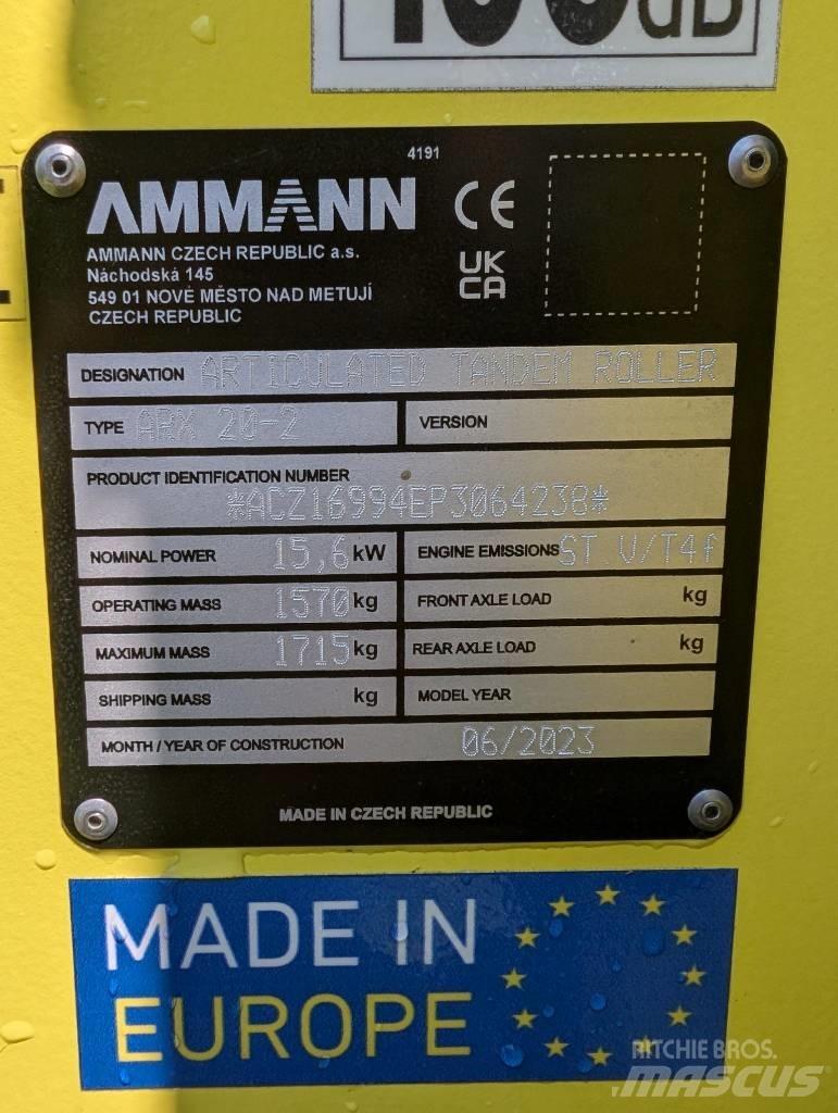 Ammann ARX20-2 Duowalsen