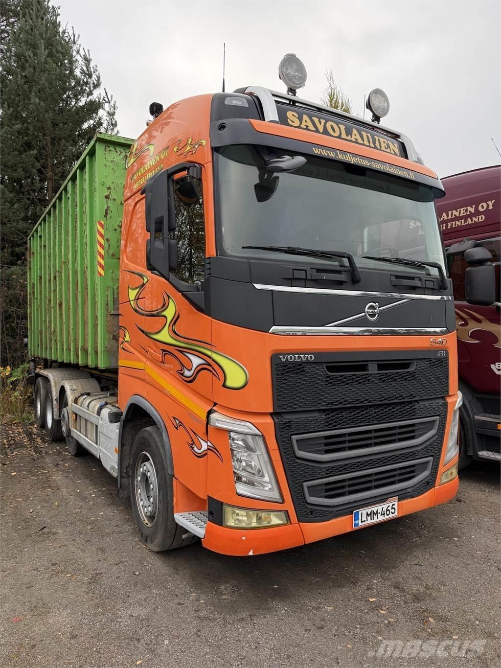 Volvo FH13 540 8X2 Vrachtwagen met containersysteem
