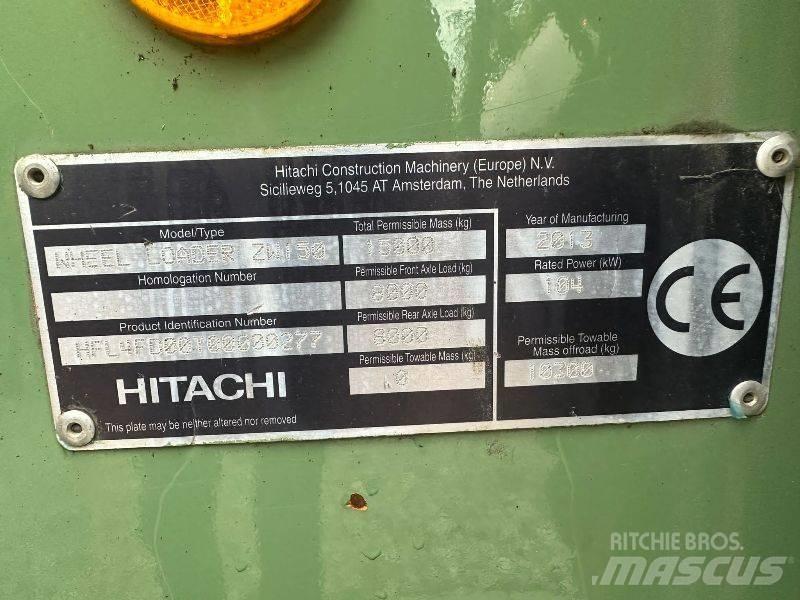 Hitachi ZW 150 Wielladers