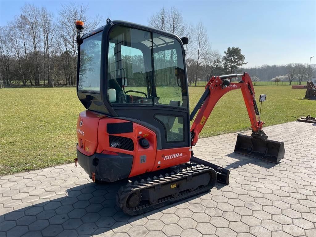 Kubota KX18-4 Minigraafmachines < 7t