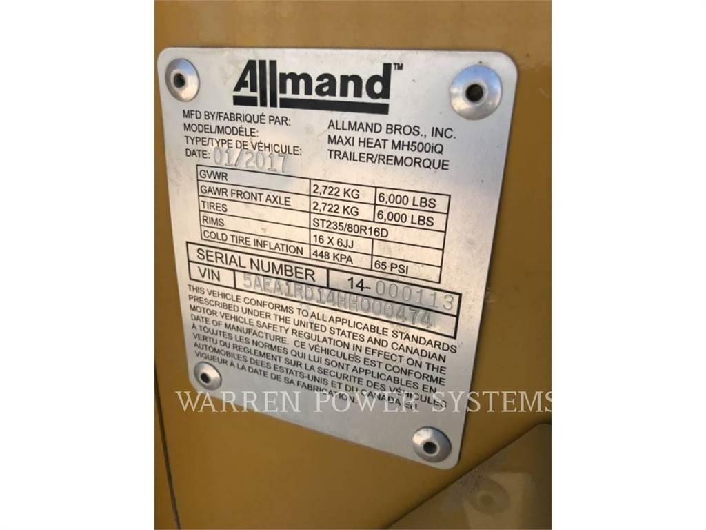Allmand MH500 Verhittings en ontdooi apparatuur
