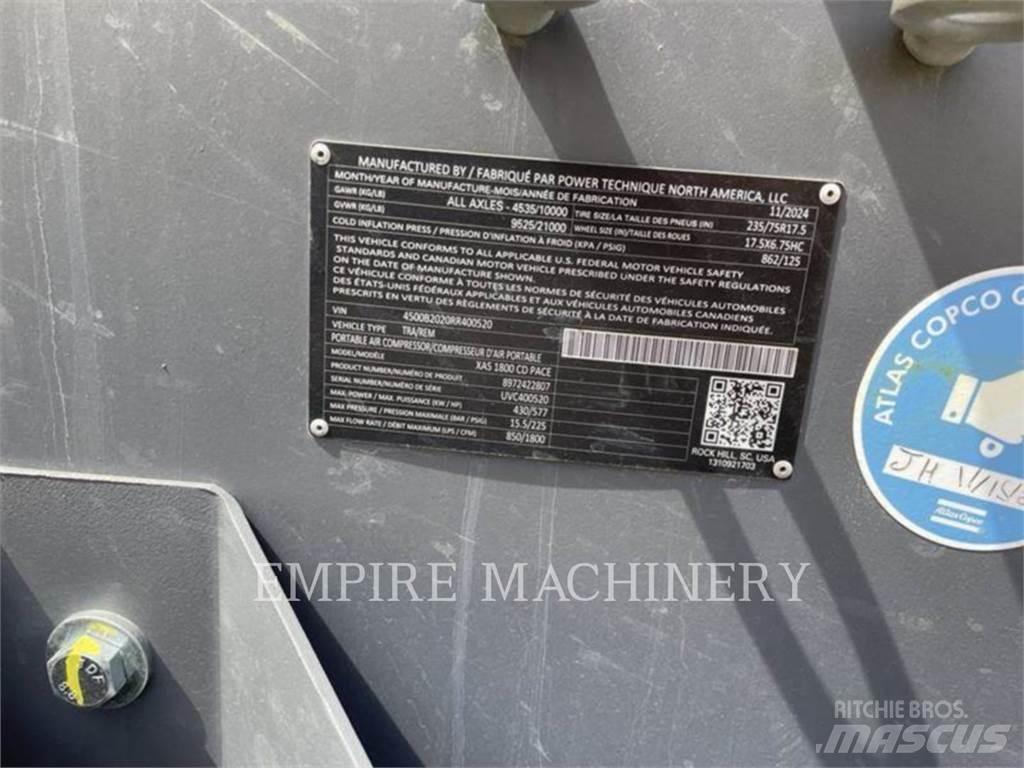 Atlas Copco XAS1800CD Compressors