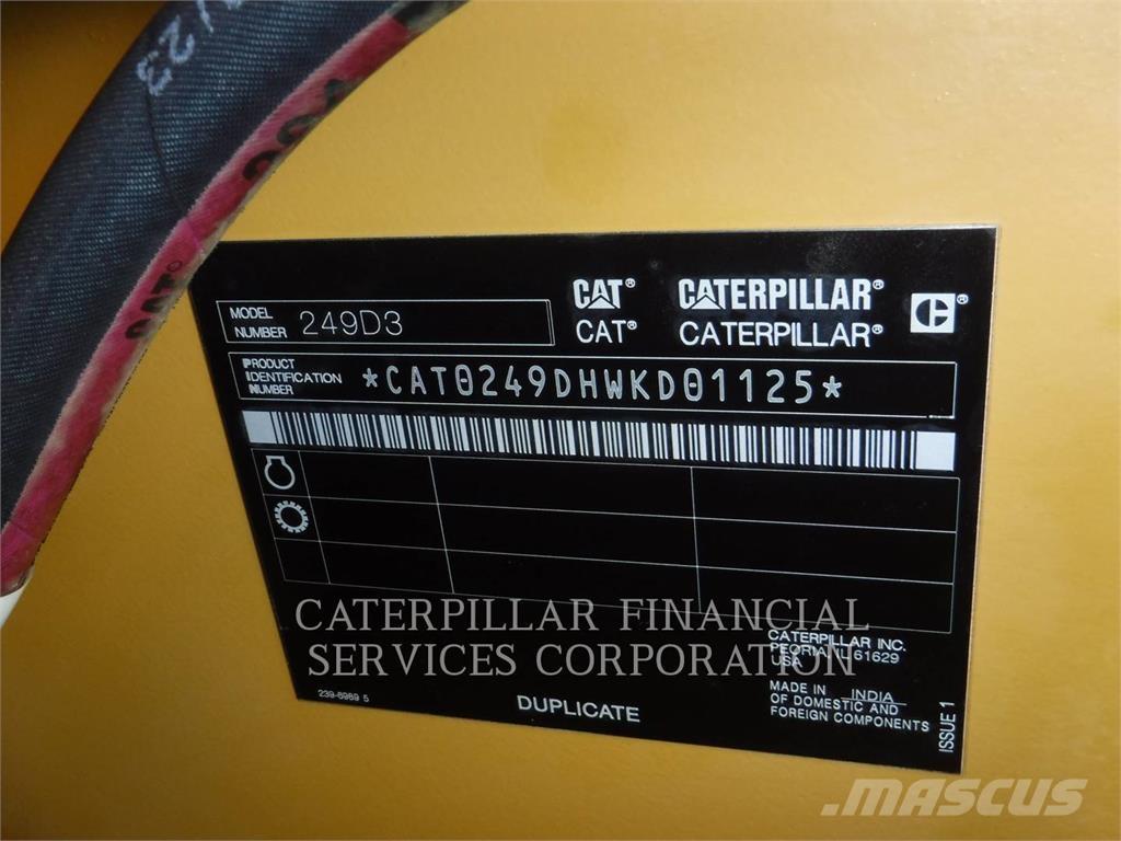 CAT 249D3 Rupsladers