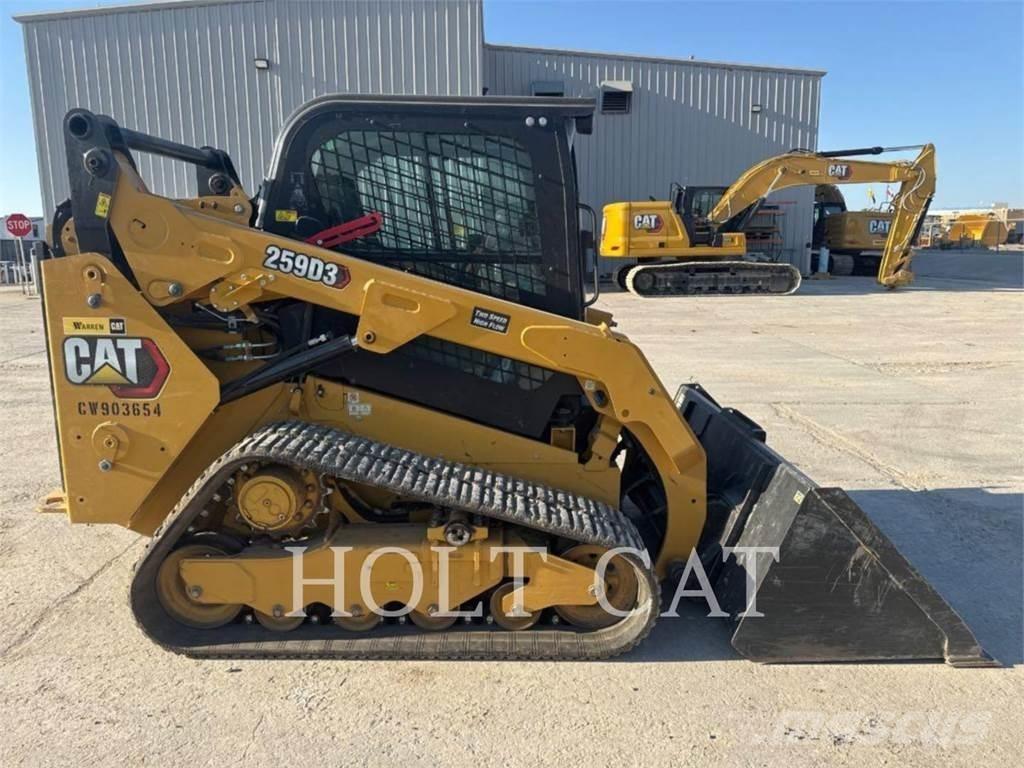 CAT 259D CAB Rupsladers