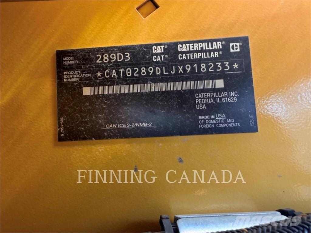 CAT 289D3 Rupsladers