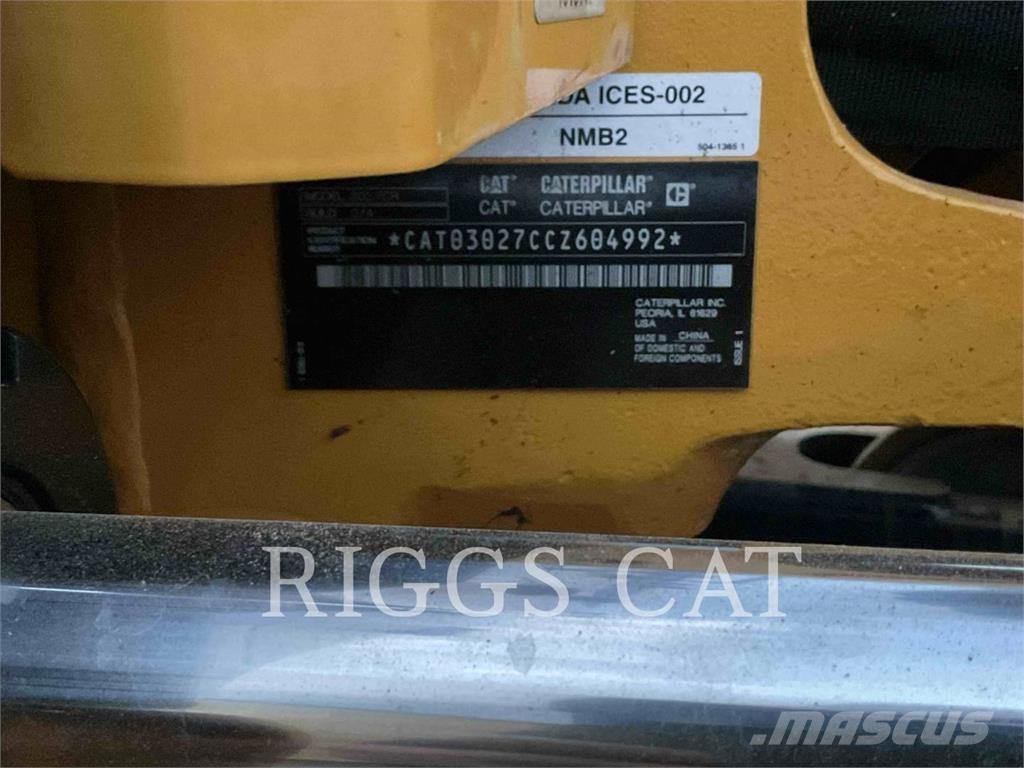 CAT 302.707CR Rupsgraafmachines