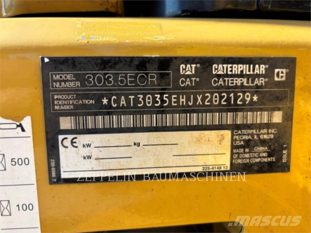 CAT 303.5ECR Rupsgraafmachines