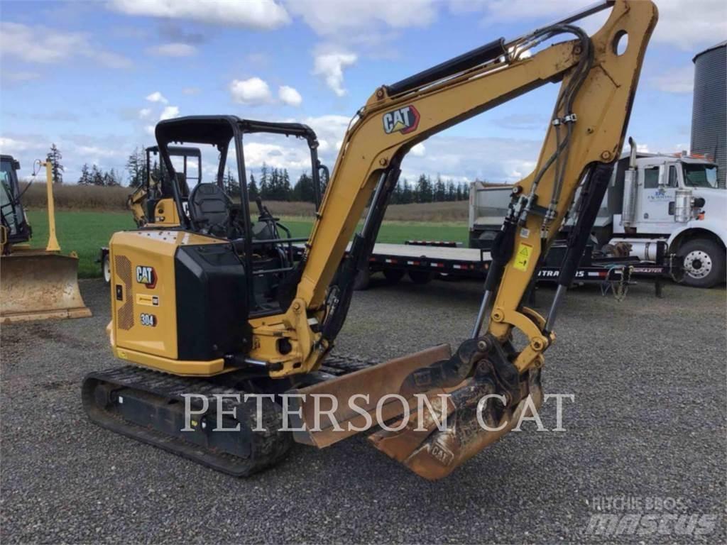 CAT 304 Rupsgraafmachines
