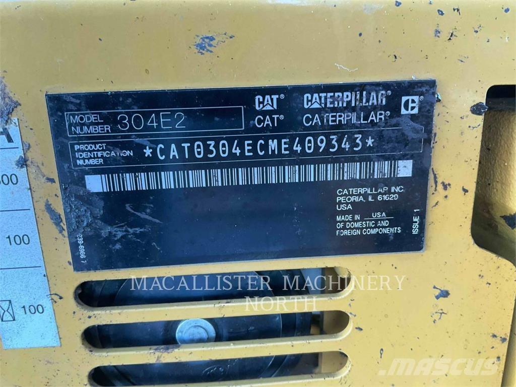 CAT 304E2 ATQB Rupsgraafmachines
