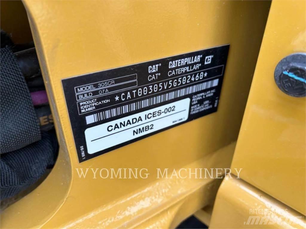 CAT 305 Rupsgraafmachines
