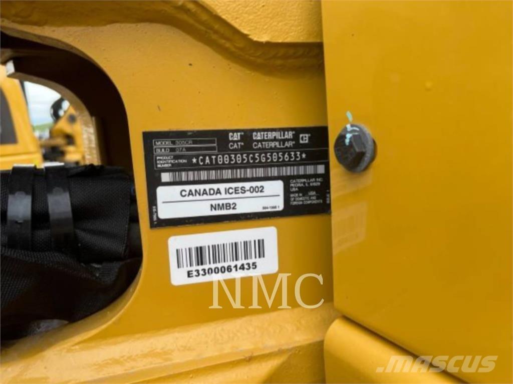 CAT 305-07CR Rupsgraafmachines