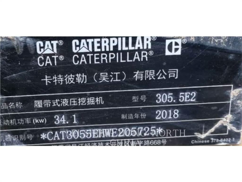 CAT 305.5E2 Rupsgraafmachines