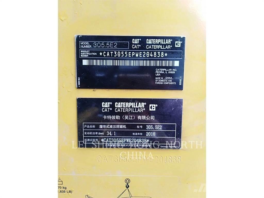 CAT 305.5E2 Rupsgraafmachines