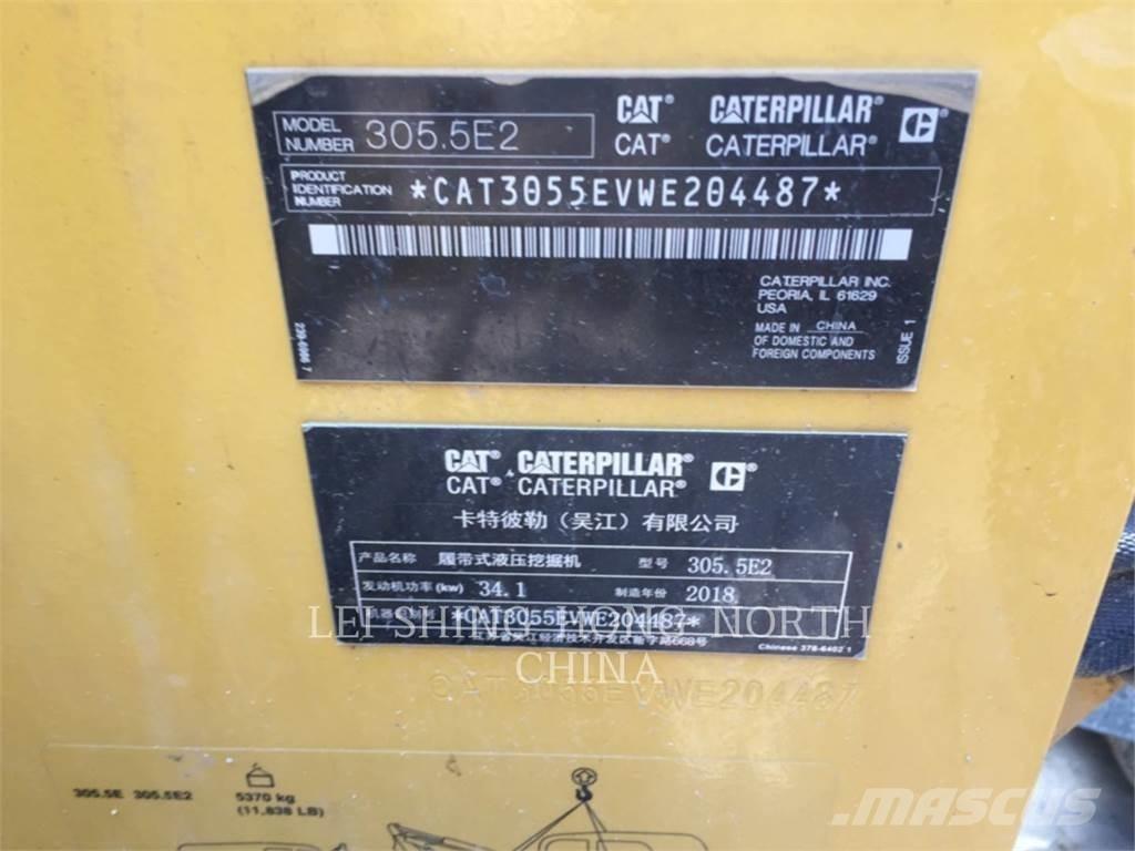 CAT 305.5E2 Rupsgraafmachines