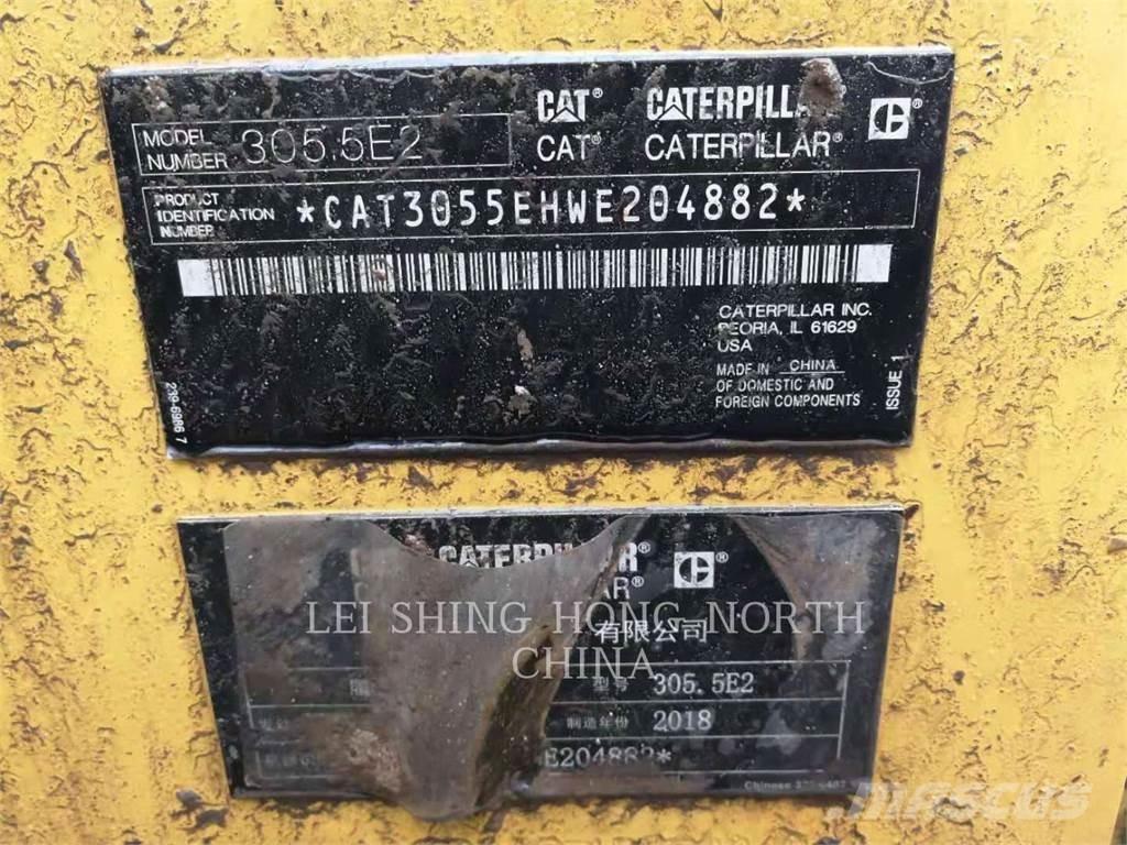 CAT 305.5E2 Rupsgraafmachines