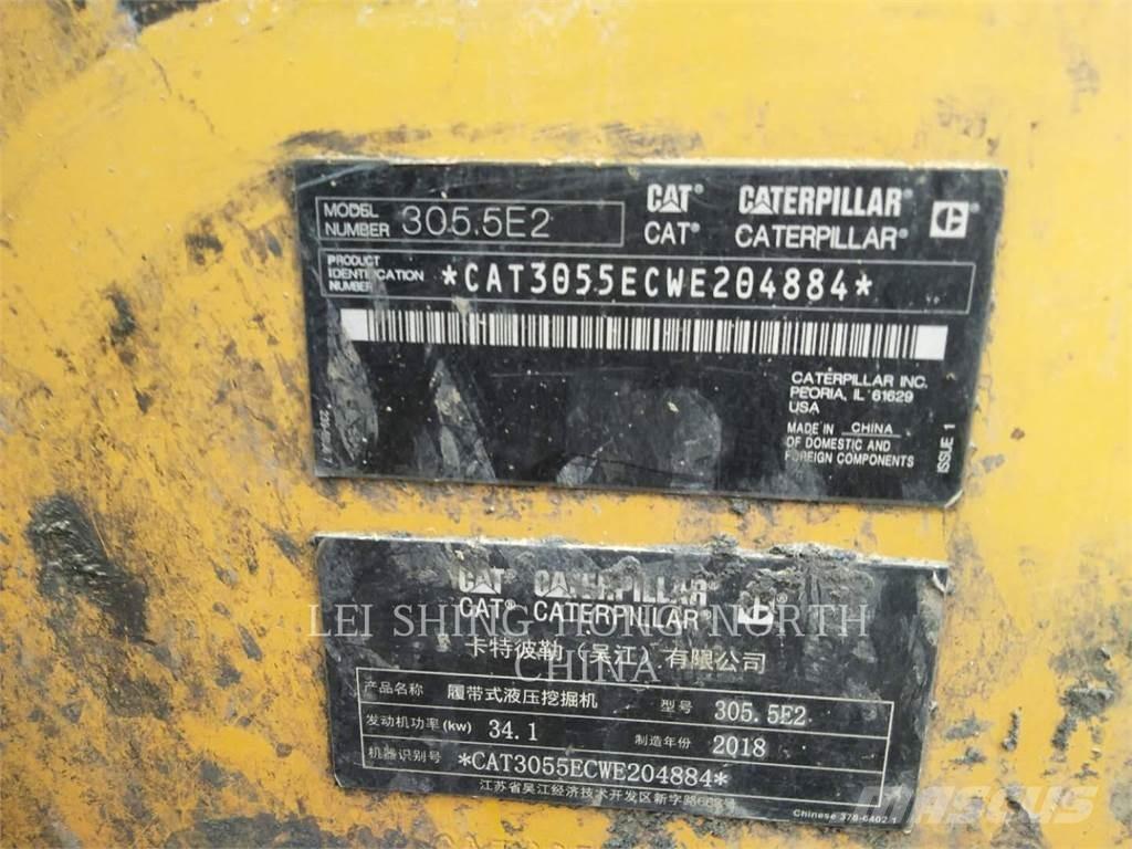CAT 305.5E2 Rupsgraafmachines