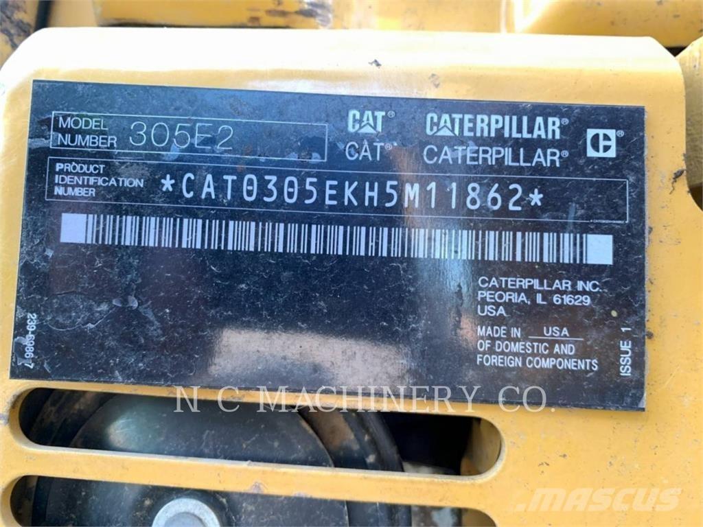 CAT 305E2 CRCB Rupsgraafmachines