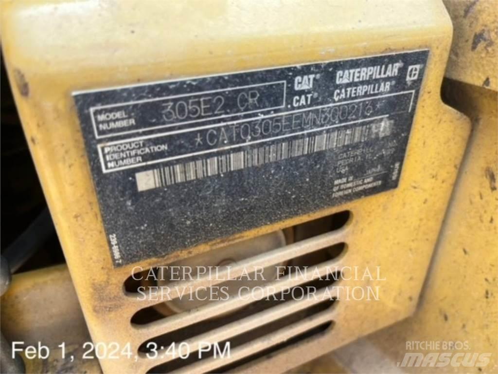 CAT 305E2CR Rupsgraafmachines