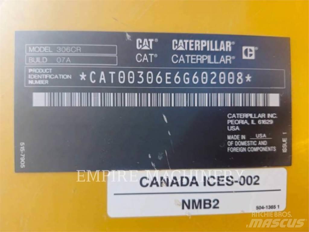 CAT 306 CR Rupsgraafmachines