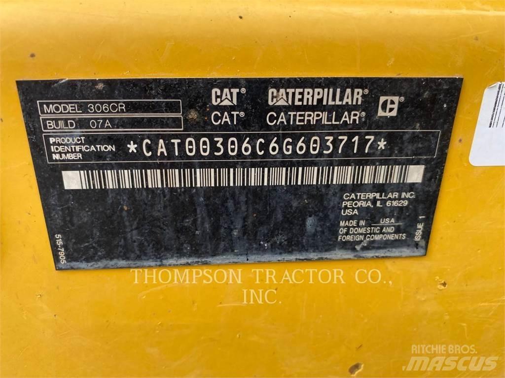 CAT 306CR Rupsgraafmachines