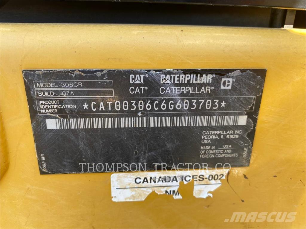 CAT 306CR Rupsgraafmachines