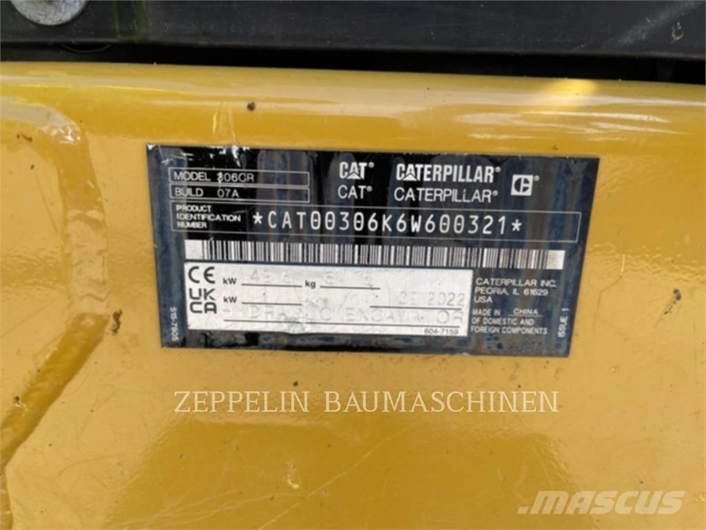 CAT 306CR-07A Rupsgraafmachines