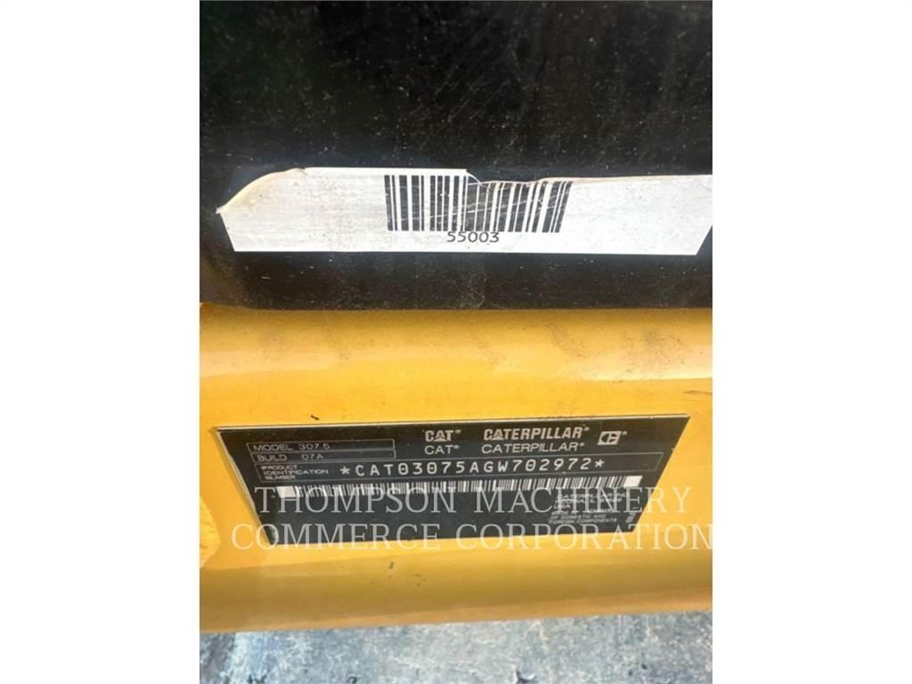CAT 307.5-07 Rupsgraafmachines