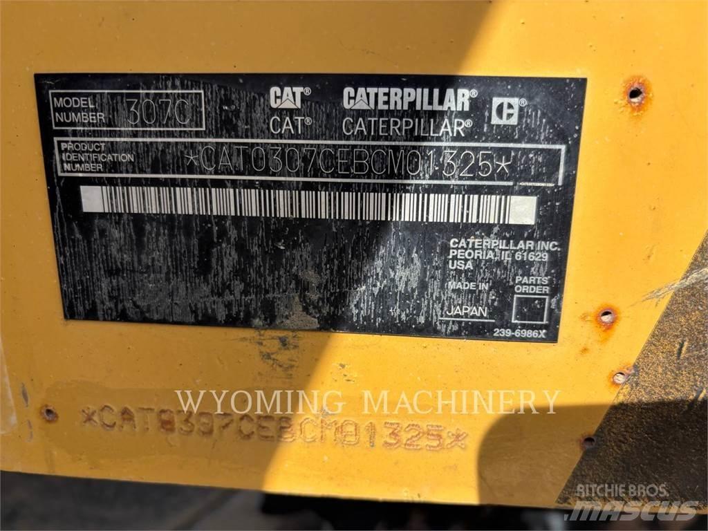 CAT 307C Rupsgraafmachines
