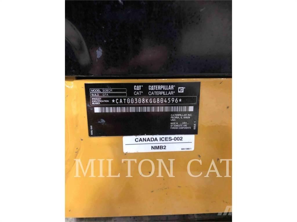 CAT 308 Rupsgraafmachines