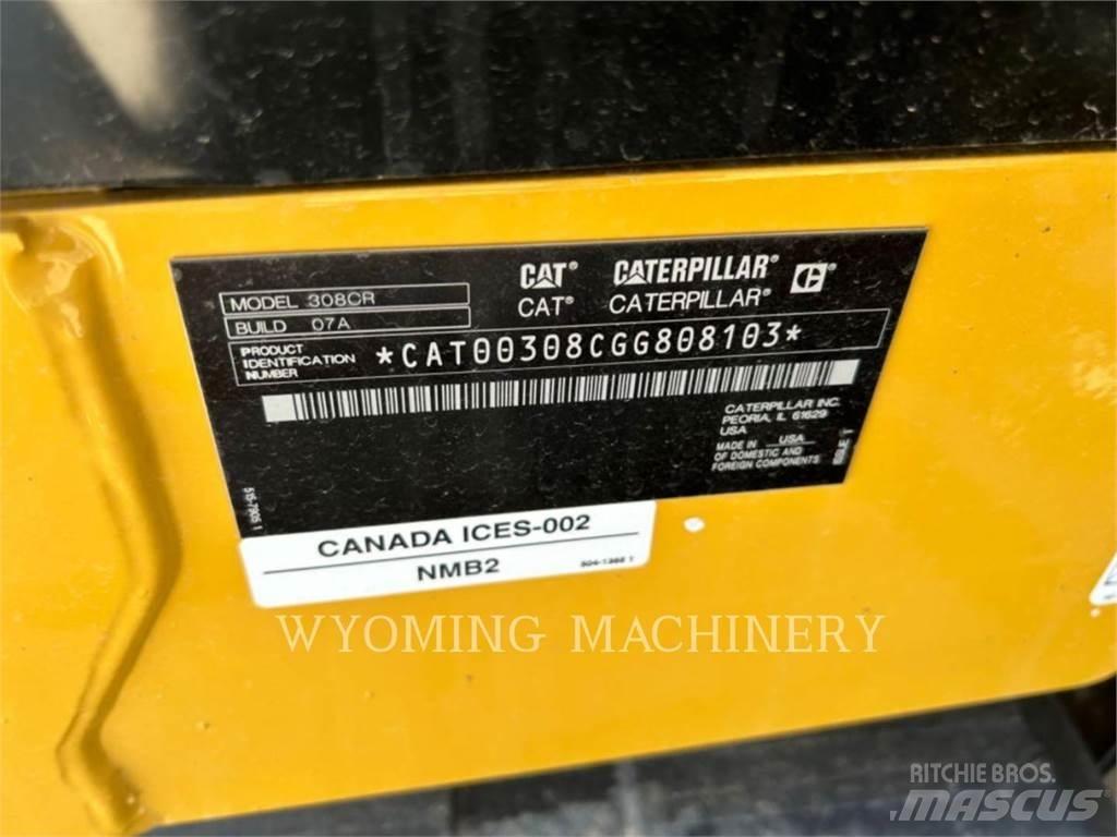 CAT 308 Rupsgraafmachines