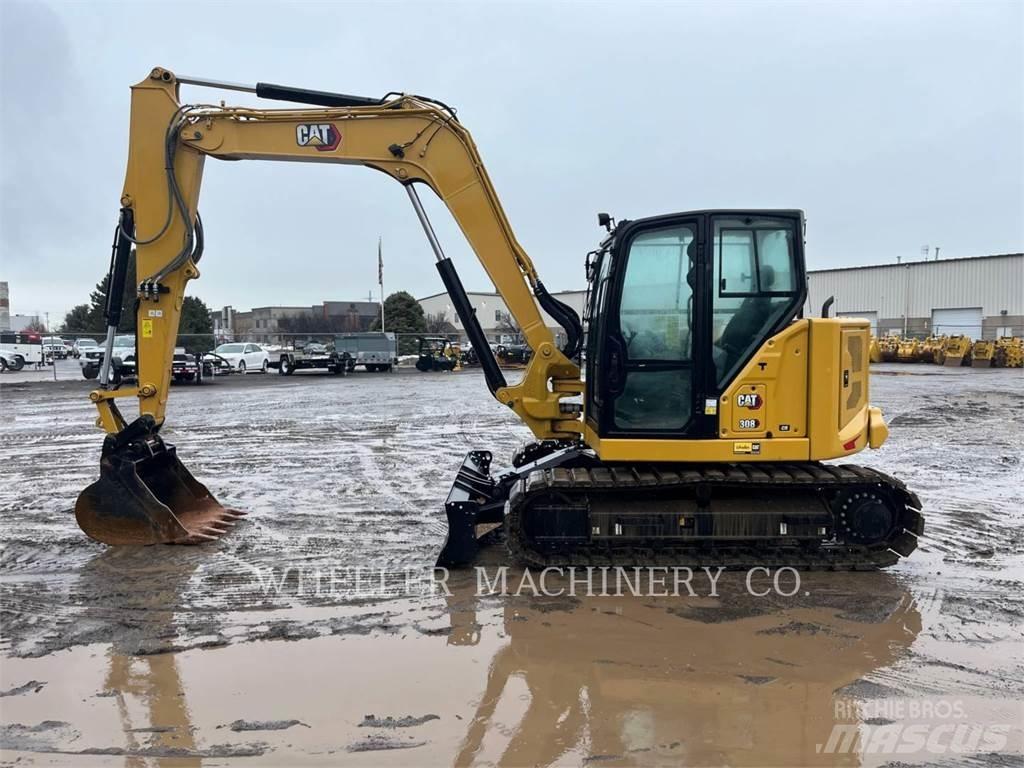 CAT 308 Rupsgraafmachines