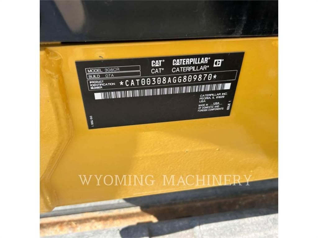 CAT 308 Rupsgraafmachines