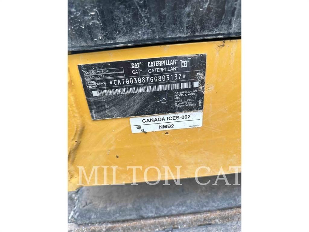 CAT 308 Rupsgraafmachines