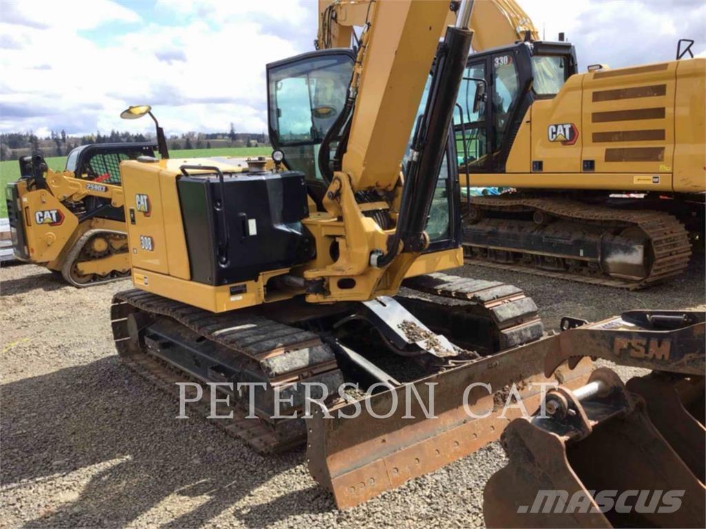 CAT 308 Rupsgraafmachines