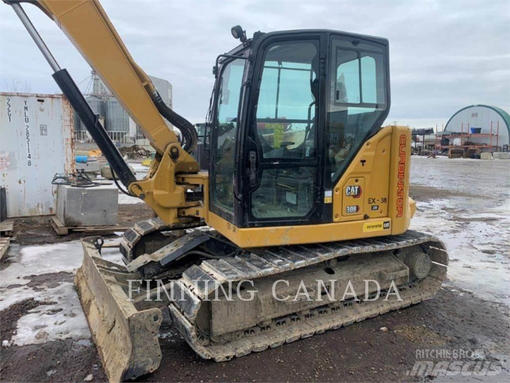CAT 308-07 Rupsgraafmachines