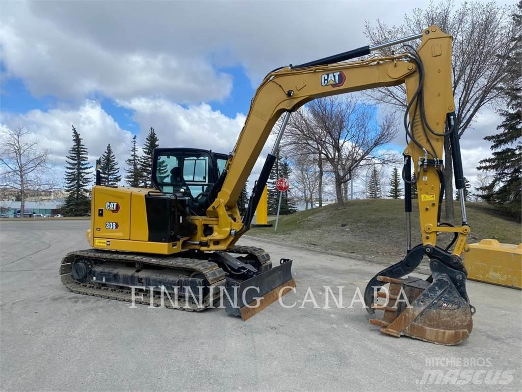 CAT 308-07 Rupsgraafmachines