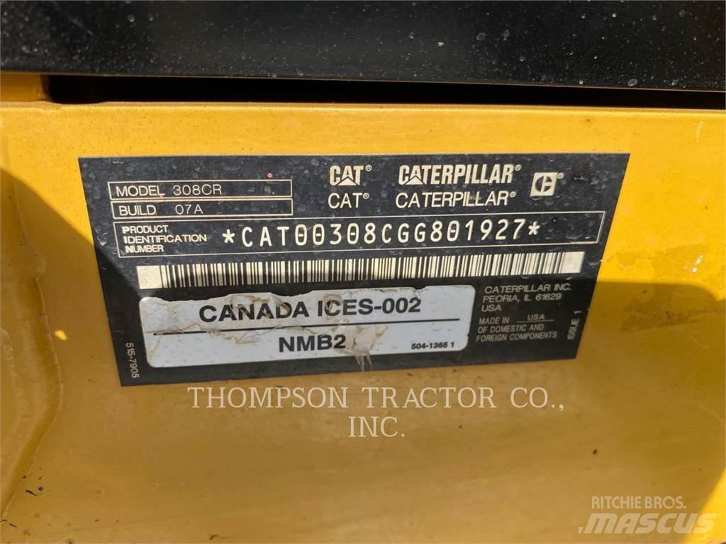 CAT 308CR Rupsgraafmachines